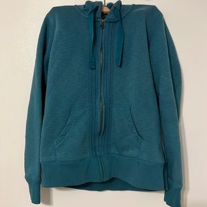 Aqua Green Eddie Bauer Zip Up Hoodie